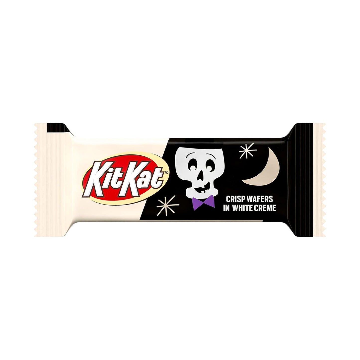 Breaking Bones White Crème Snack Size Candy Bars 1 LB (Approx 30 PCS) Halloween Trick or Treat Candy, Bulk Candy for Parties, Kids Halloween Party Favors, Spooky Fun Size Treats, White Chocolate Wafer Bars