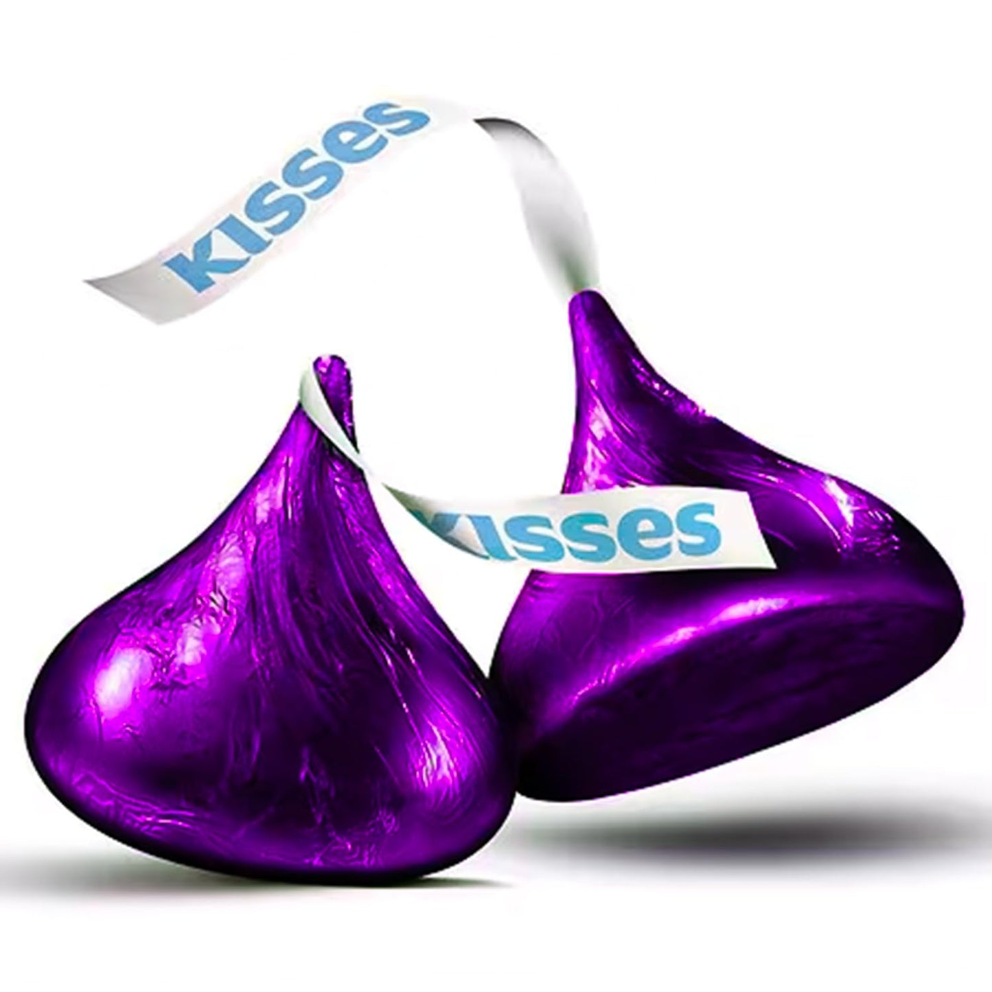 Hershey's Kisses Special Dark Chocolate - 1 LB (Approx. 100 pcs) - Bulk Individually Wrapped Purple Foil Candy