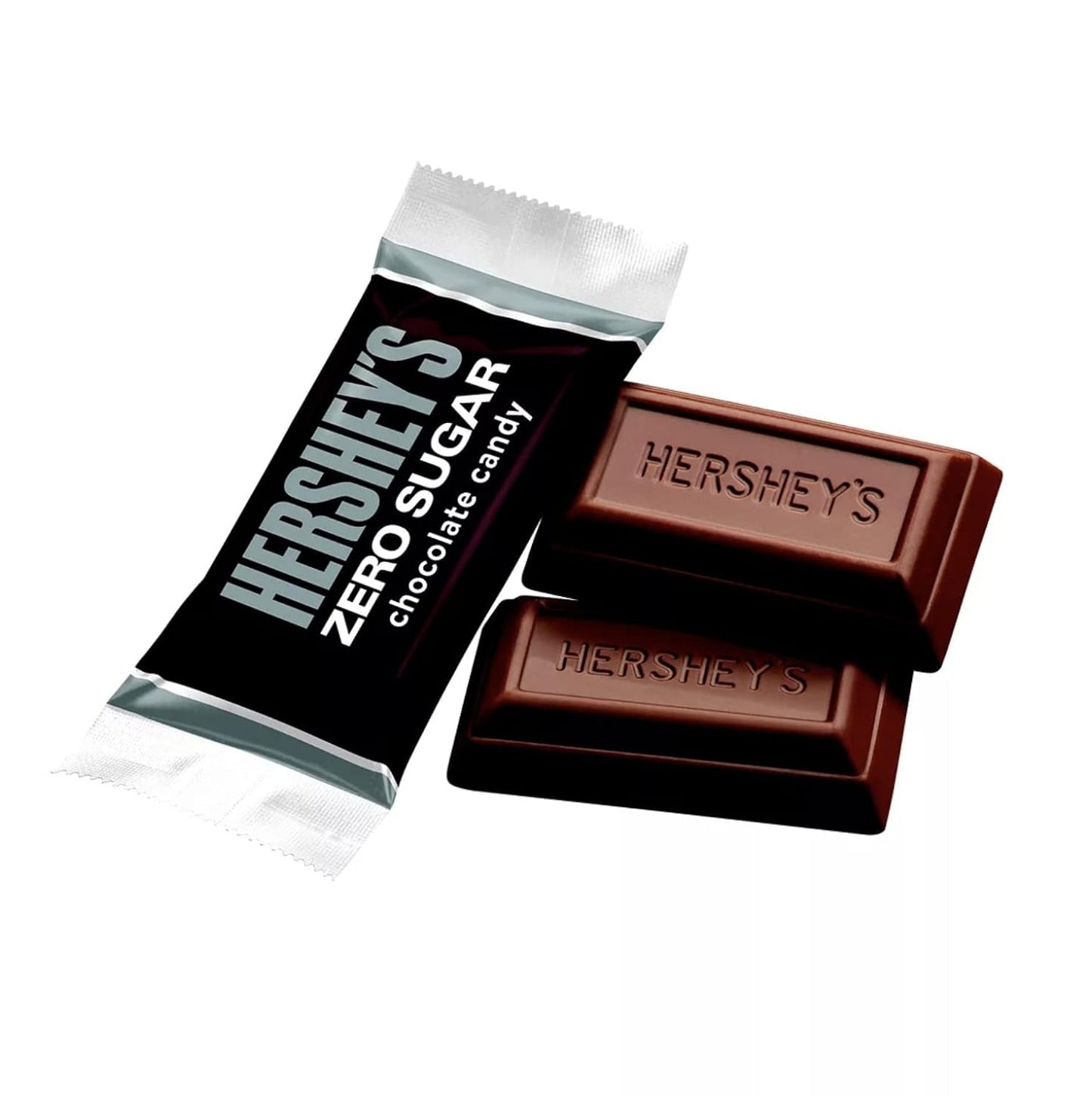 Zero Sugar Chocolate Candy Mix (Approx. 34 Pieces) - Russell Stover Assorted & Hershey's Zero Sugar Bar