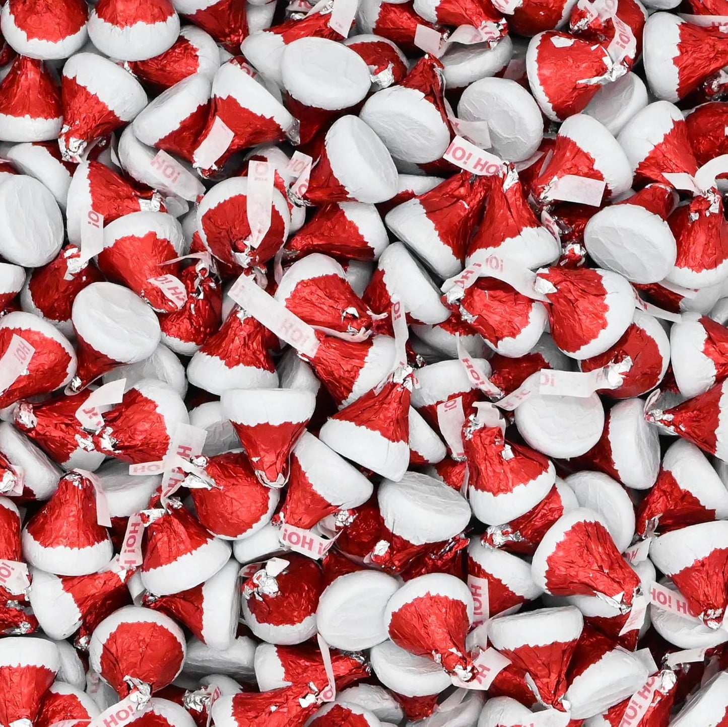 Hershey Santa Hat Kisses, 1 lb Bulk Bag (Approx. 95 Pieces) – Festive Holiday Chocolate Treats for Christmas, Stocking Stuffers, Party Favors, and Candy Bowls