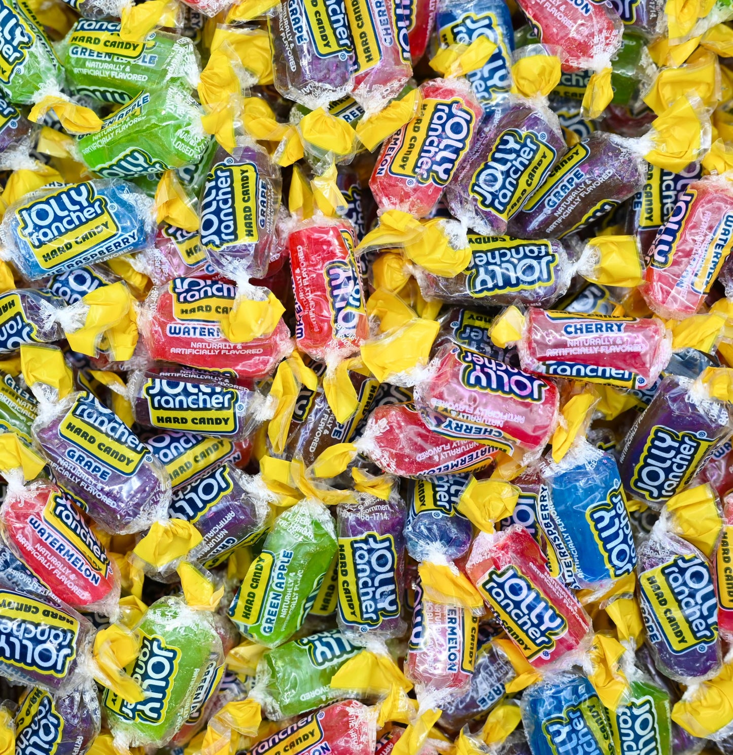 Jolly Ranchers Hard Candy Assorted - 2 LB Bulk Bag (Approximately 150 Pieces) - Fruit-Flavored Party Treats