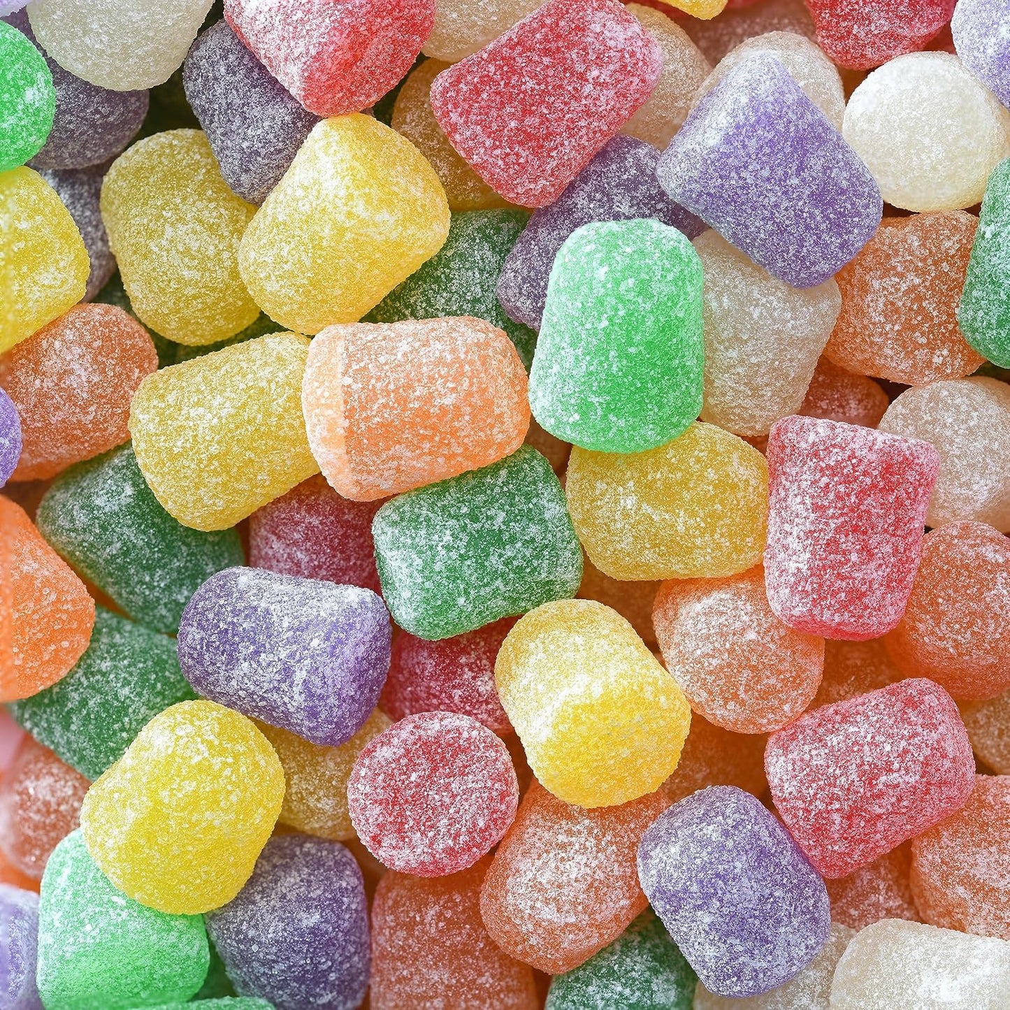 Spice Drops Candy - 2 Pounds Assorted Jelly Gum Drops - Bulk Pack for Sweet Indulgence